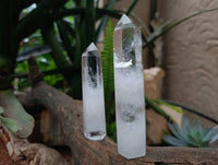 Polished Clear Quartz Crystals x 4 From Madagascar