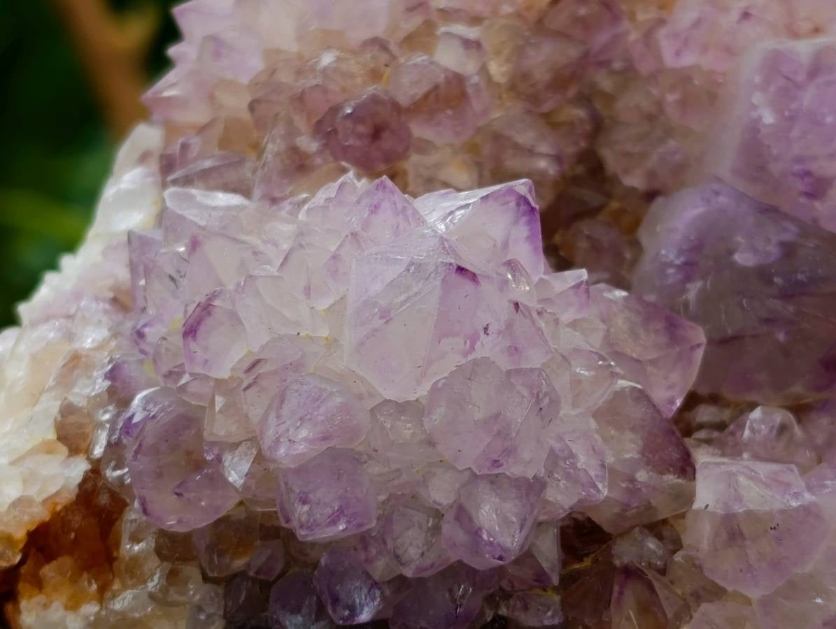 Natural Sunburst Amethyst Spirit Quartz Plates x 2 From Boekenhouthoek, South Africa - Toprock Gemstones and Minerals 