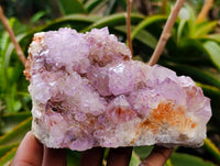 Natural Sunburst Amethyst Spirit Quartz Plates x 2 From Boekenhouthoek, South Africa
