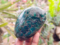 Polished Emerald Mica 'Mutokolite' Standing Free Forms x 4 From Mutoko, Zimbabwe