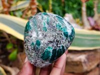 Polished Emerald Mica 'Mutokolite' Standing Free Forms x 4 From Mutoko, Zimbabwe