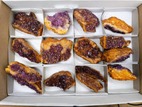 Natural Amethystos Amethyst Clusters x 15 From Kwaggafontein, South Africa