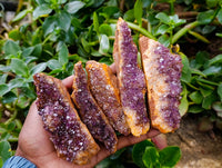 Natural Amethystos Amethyst Clusters x 15 From Kwaggafontein, South Africa
