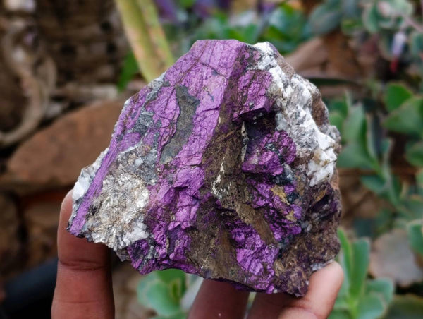 Natural Metallic Purpurite Specimens x 3 From Erongo, Namibia