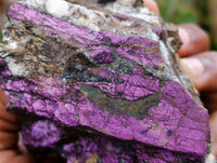 Natural Metallic Purpurite Specimens x 3 From Erongo, Namibia