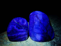 Polished Watermelon Fluorite Standing Free Forms And Free Forms x 12 From Uis, Namibia