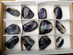 Polished Watermelon Fluorite Standing Free Forms And Free Forms x 12 From Uis, Namibia - Toprock Gemstones and Minerals 