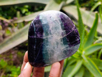 Polished Watermelon Fluorite Standing Free Forms And Free Forms x 12 From Uis, Namibia