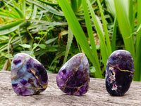 Polished Watermelon Fluorite Standing Free Forms And Free Forms x 12 From Uis, Namibia