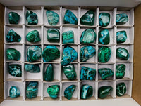 Polished Malacolla Free Forms x 35 From Kulukuluku, Congo