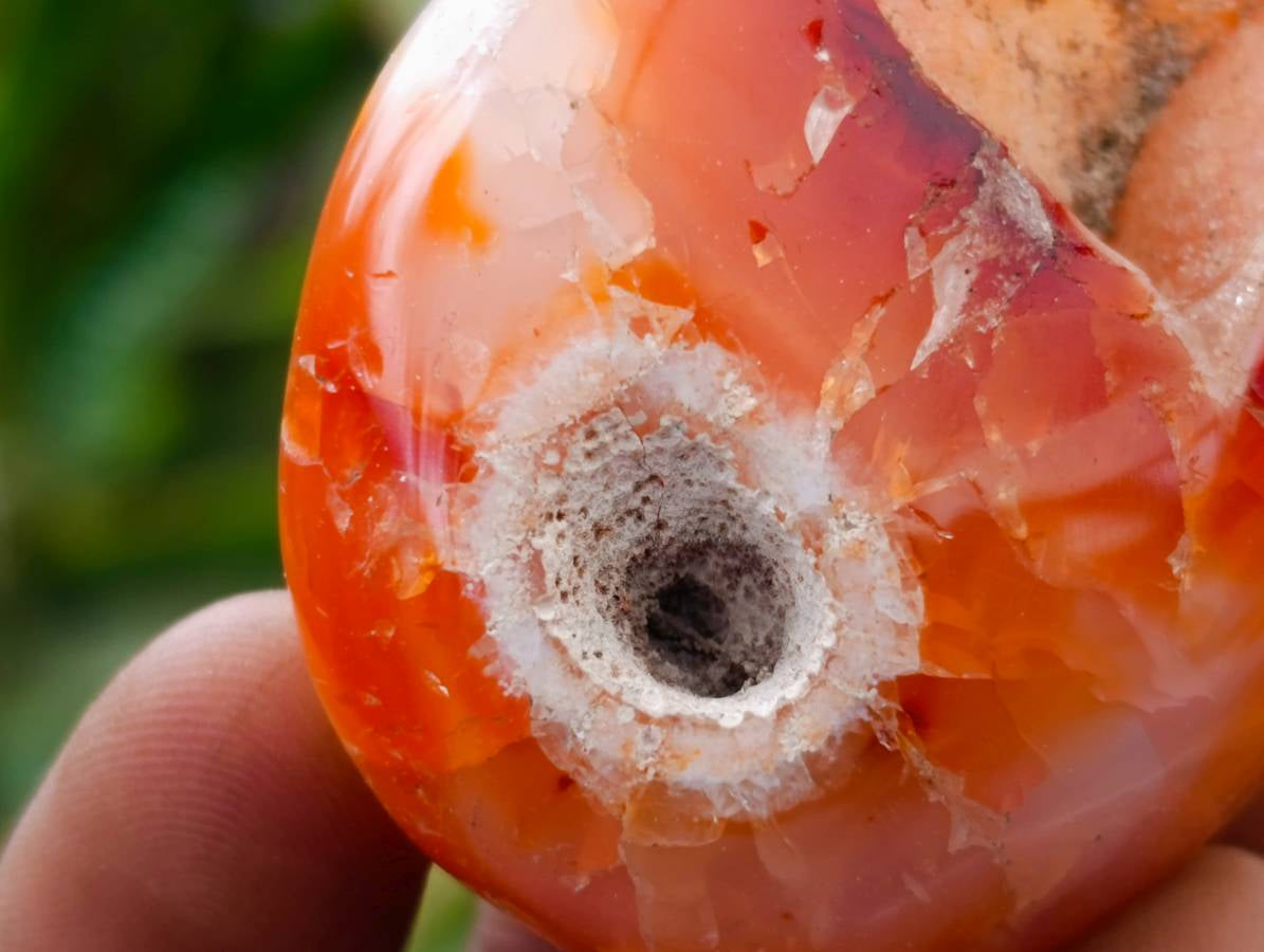 Polished Carnelian Agate Gemstone Galets x 20 From Madagascar - Toprock Gemstones and Minerals 