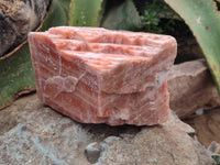 Natural Large Sunset Orange Calcite Specimen x 1 From Spitzkop, Namibia