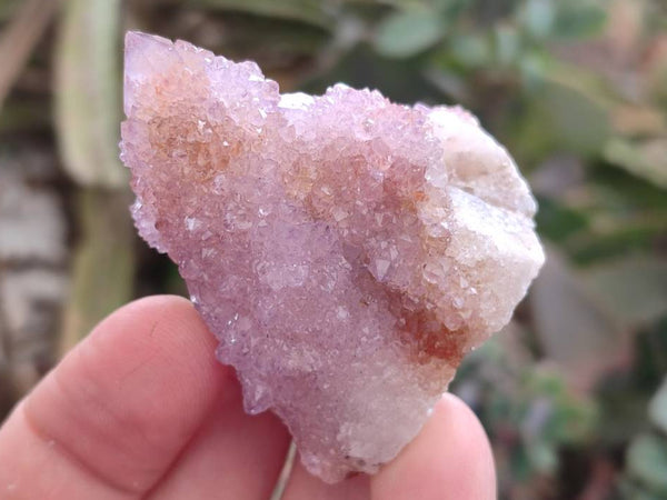 Natural Amethyst Spirit Quartz Clusters x 12 From Boekenhouthoek, South Africa
