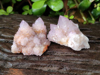 Natural Amethyst Spirit Quartz Clusters x 12 From Boekenhouthoek, South Africa