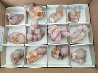 Natural Amethyst Spirit Quartz Clusters x 12 From Boekenhouthoek, South Africa