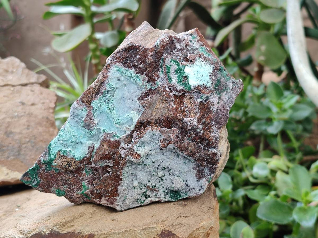 Natural Drusy Coated Chrysocolla And Malachite Specimens x 4 From Lupoto, Congo - Toprock Gemstones and Minerals 