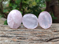 Polished Rose Quartz Palm Stones x 20 From Madagascar
