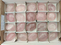 Polished Rose Quartz Palm Stones x 20 From Madagascar