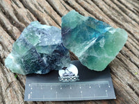 Natural Watermelon Fluorite Cobbed Specimens x 24 From Uis, Namibia
