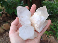 Natural Cascading Candle Quartz Crystals x 12 From Antsirabe, Madagascar