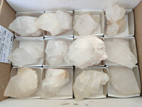 Natural Cascading Candle Quartz Crystals x 12 From Antsirabe, Madagascar