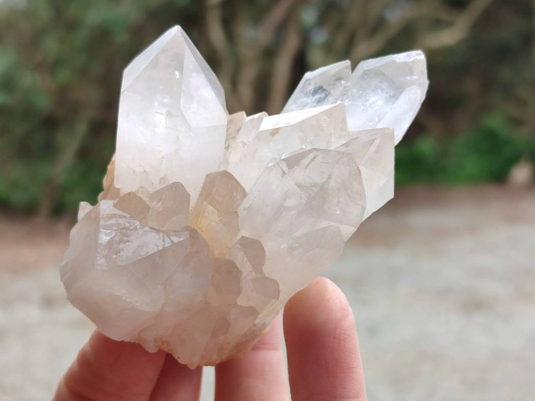 Natural Cascading Candle Quartz Crystals x 12 From Antsirabe, Madagascar - Toprock Gemstones and Minerals 