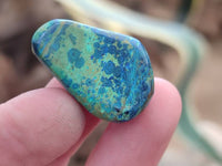 Polished Azurite And Flower Banded Malachite Free Forms x 71 From Congo