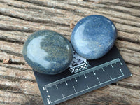 Polished Lazulite Galets x 20 From Madagascar