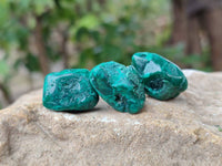 Polished Dioptase Free Forms x 35 From Likasi, Congo