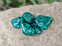 Polished Dioptase Free Forms x 35 From Likasi, Congo