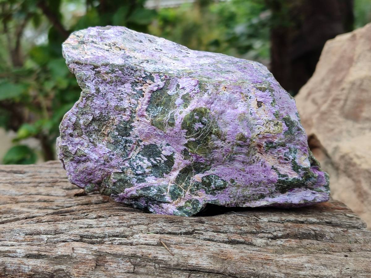 Natural Large Stichtite Cobbed Specimens x 4 From Barberton, South Africa - Toprock Gemstones and Minerals 