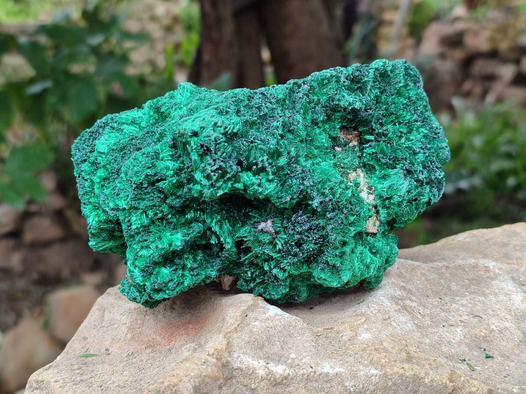Natural Silky Malachite Specimens x 3 From Kasompe, Congo - Toprock Gemstones and Minerals 