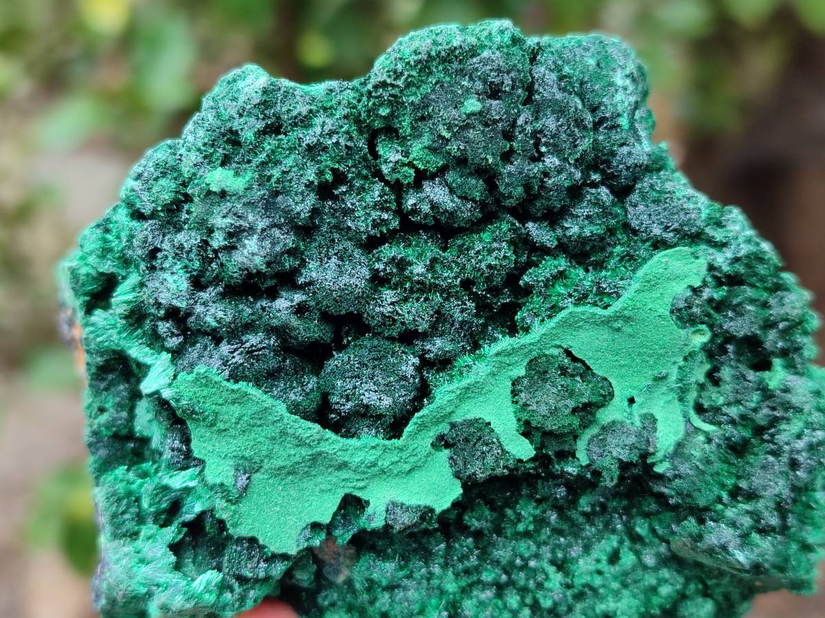 Natural Silky Malachite Specimens x 3 From Kasompe, Congo - Toprock Gemstones and Minerals 