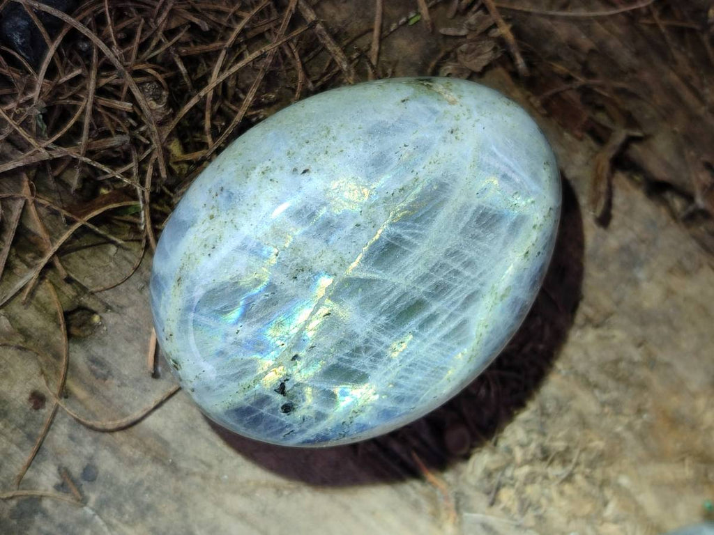 Polished Purple Flash Labradorite Galets x 12 From Tulear, Madagascar - Toprock Gemstones and Minerals 