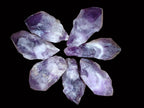 Natural Mini Chevron Amethyst Crystals x 70 From Zambia - Toprock Gemstones and Minerals 
