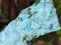Natural Drusy Coated Chrysocolla With Crystalline Malachite Specimens x 2 From Lupoto, Congo