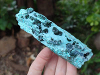 Natural Drusy Coated Chrysocolla With Crystalline Malachite Specimens x 2 From Lupoto, Congo