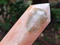 Polished Orange Twist Calcite Towers x 2 From Maevantanana , Madagascar