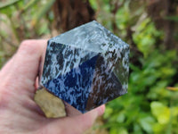 Polished Gabbro 'Merlinite' Points x 2 From Madagascar