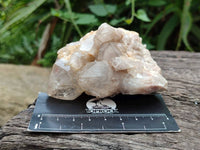 Natural Cascading Smokey White Phantom Quartz Clusters x 3 From Luena, Congo