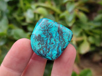 Polished Shattuckite Free Forms x 35 From Congo
