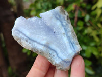 Natural Blue Lace Agate Specimens x 12 From Nsanje, Malawi