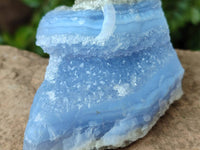 Natural Blue Lace Agate Specimens x 12 From Nsanje, Malawi