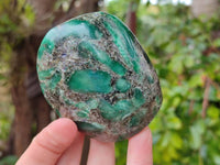 Polished Mutokolite Muscovite Emerald Mica Standing Free Forms x 4 From Mutoko, Zimbabwe