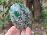 Polished Mutokolite Muscovite Emerald Mica Standing Free Forms x 4 From Mutoko, Zimbabwe