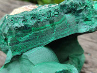 Natural Crystalline Malachite Cave Specimen x 1 From Kolwezi, Congo