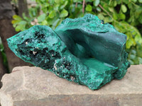 Natural Crystalline Malachite Cave Specimen x 1 From Kolwezi, Congo