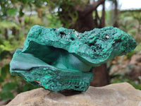 Natural Crystalline Malachite Cave Specimen x 1 From Kolwezi, Congo