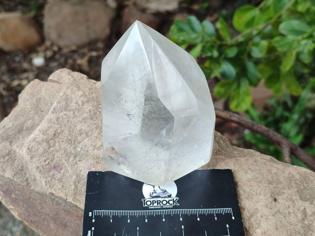 Polished Clear Quartz Crystal x 2 From Madagascar - Toprock Gemstones and Minerals 