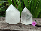 Polished Clear Quartz Crystal x 2 From Madagascar - Toprock Gemstones and Minerals 